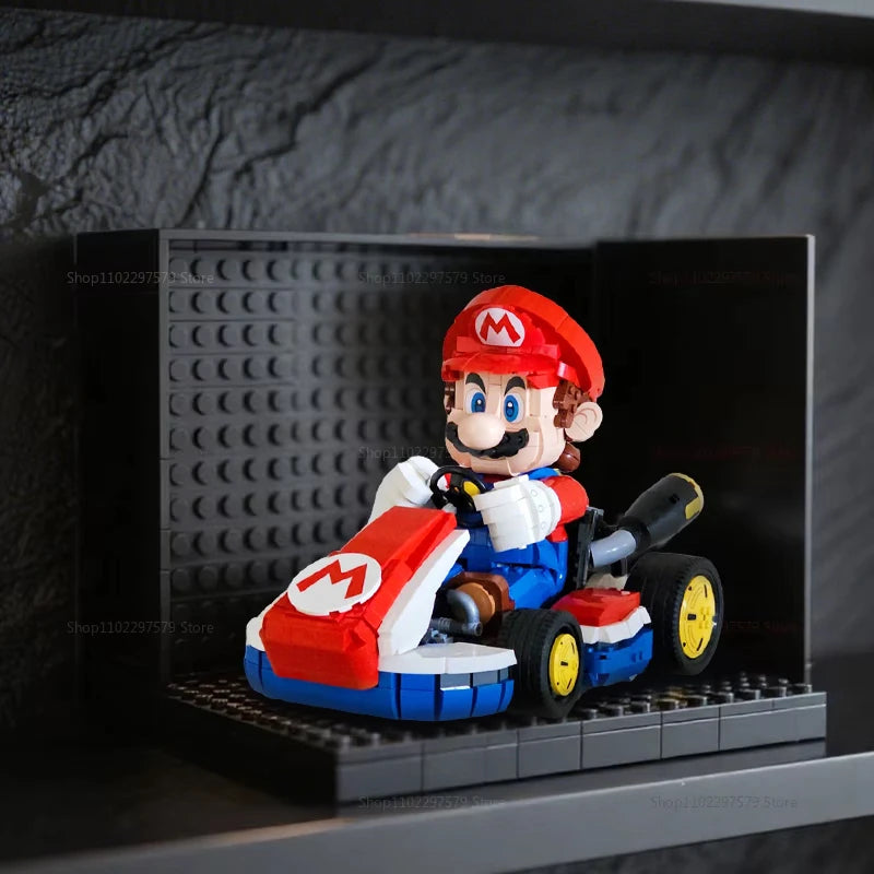 NEW 1972 PCS Racing Kart Car Building Blocks Set Kids Adults DIY Brick Kids Educational Toy Birthday Christmas Gift for collect