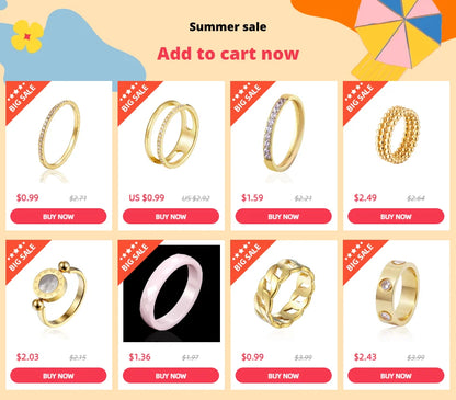 Beautiful V Shape CNC Inlaid Zircon Ring For Women Love Ring Titanium Steel Jewelry Mother's day Christmas Gift Anillo Wholesale