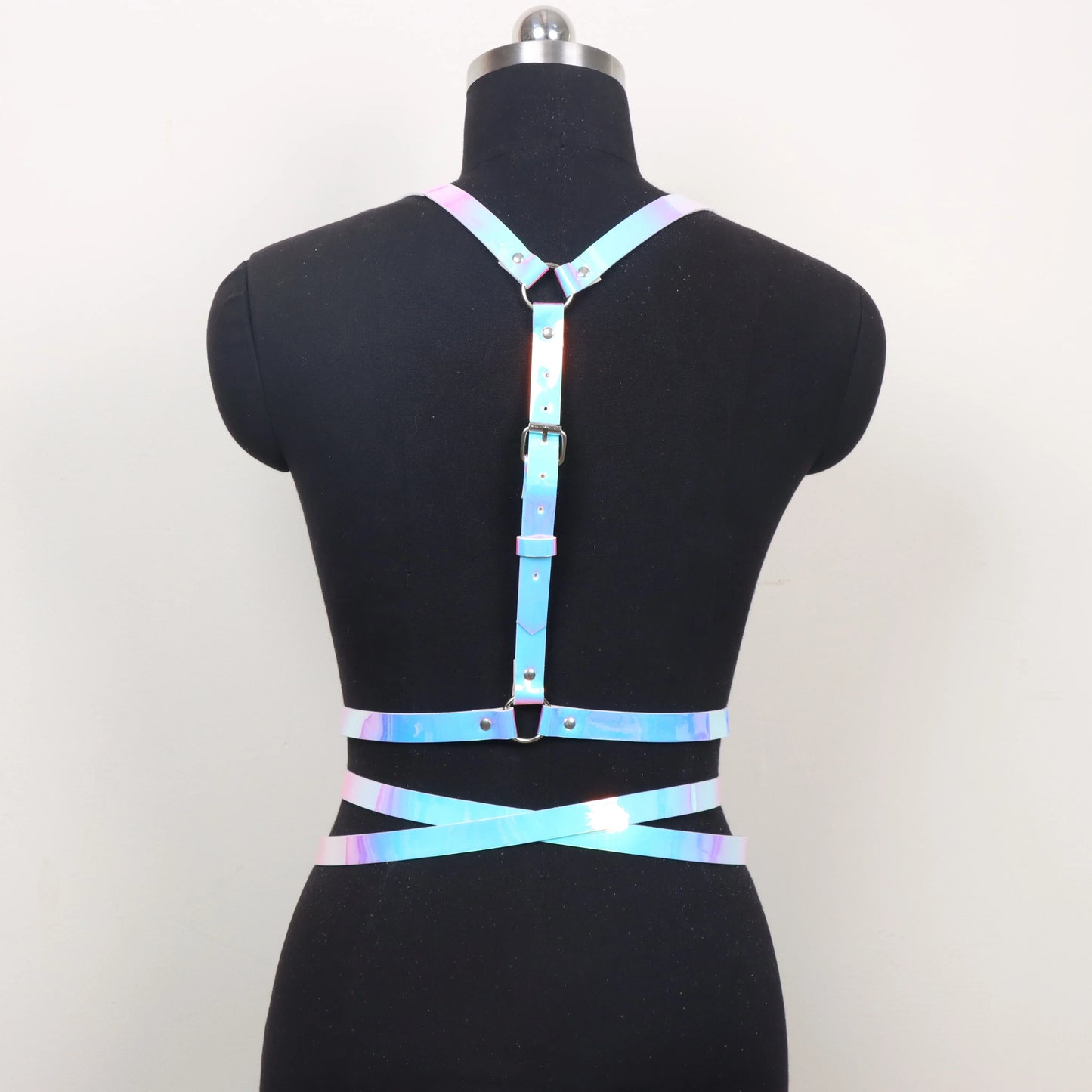 Women's Accessories Corset Waist Belt Harness Fashion Luxury Female Belt Goth Gothic Faux Leather Harness Belt Chain Belt