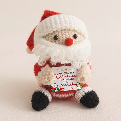Christmas Positive Crochet Gifts Handmade Crochet Animals Dolls Christmas Gifts for women, Men, Mom, Dad, Teacher, Friend