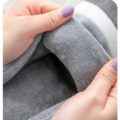Winter Footwear Flat New Women Thick Indoor Home Non Slip Versatile House Shoes Warm Plush Cotton Slippers For Men