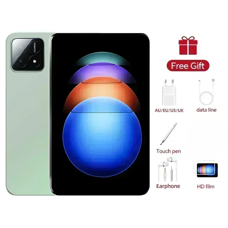 2025 Global Mi 11 inch tablet Android 14 Pad 7S Pro 16GB 1TB Snapdragon 8 Gen2 4K HD 5G WIFI Bluetooth WPS 20000mAh tablets Tab