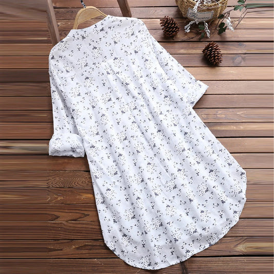 Cotton Linen Blouse Women's Tops 2023 Summer T -shirt Tee Elegant Ladies Casual Baggy Tunic Pullover Shirt Female Clothing