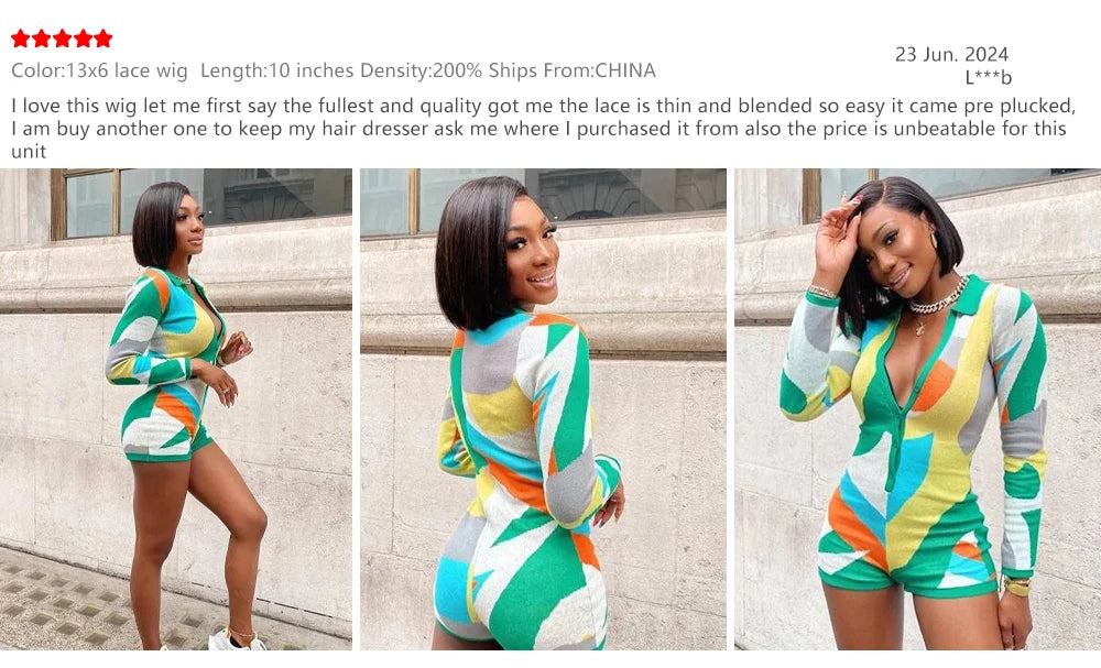 Natural Color Straight Bob Wig HD Transparent Lace Pre Plucked No Tangle 5x5 13x4 13x6 Lace Frontal Wig Human Hair Wig For Women