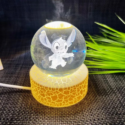 Night Light Creat Crystal Ball USB With Milky Way galaxy LED Children Night Lamp For Bedroom Ambient Light Christmas Gift