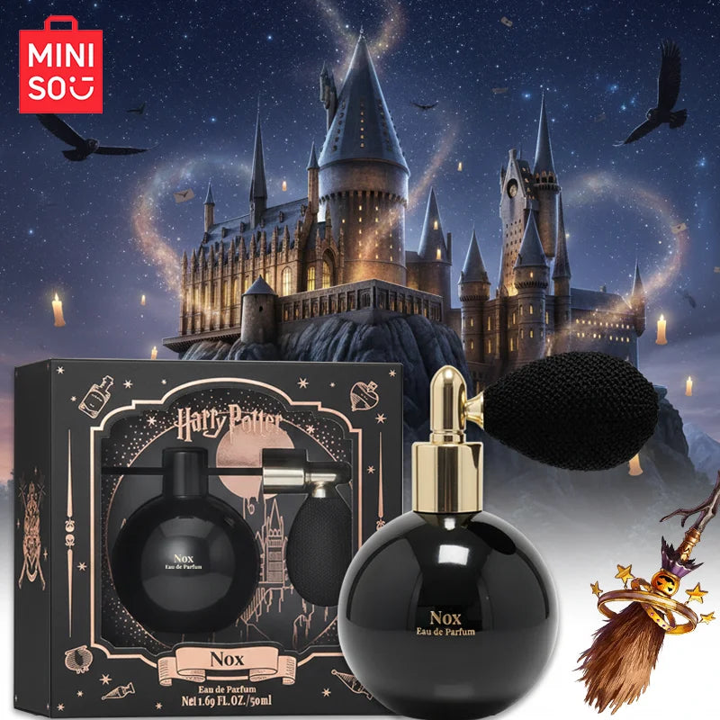 MINISO Harry Potter Women's Perfume 1.69oz/50ml with Spray Design – A Perfect Christmas Gift (Premium Mysterious Castle Gift Box