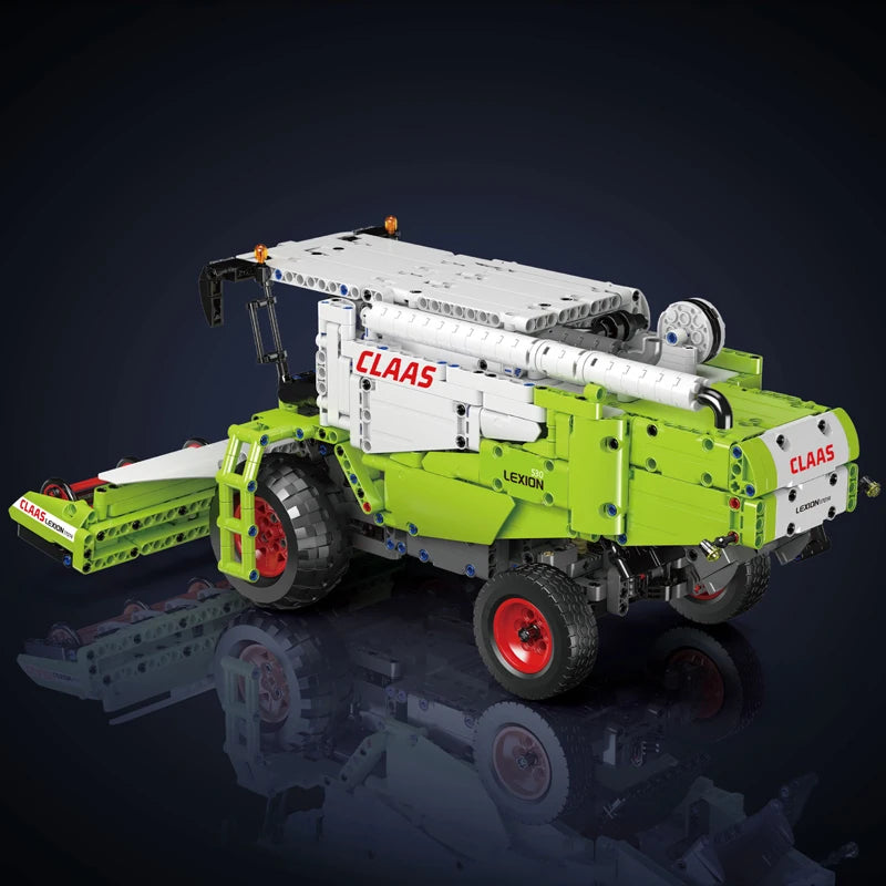 Mould King 17014 Technical Car Building Block The Remote Control Harvester Model Assembly Truck Bricks Toys Kids Christmas Gift