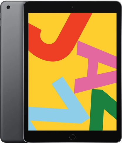 Apple iPad 7th Generation (10.2-Inch, Wi-Fi, 32GB) 2019 Space Gray (Certified Refurbished - Good Condition)