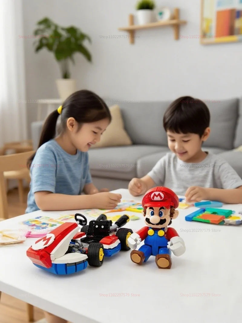 NEW 1972 PCS Racing Kart Car Building Blocks Set Kids Adults DIY Brick Kids Educational Toy Birthday Christmas Gift for collect