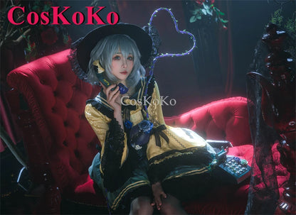 CosKoKo Komeiji Koishi Cosplay Touhou Project Costume Elegant Gorgeous Sweet Formal Dress Halloween Party Role Play Clothing New