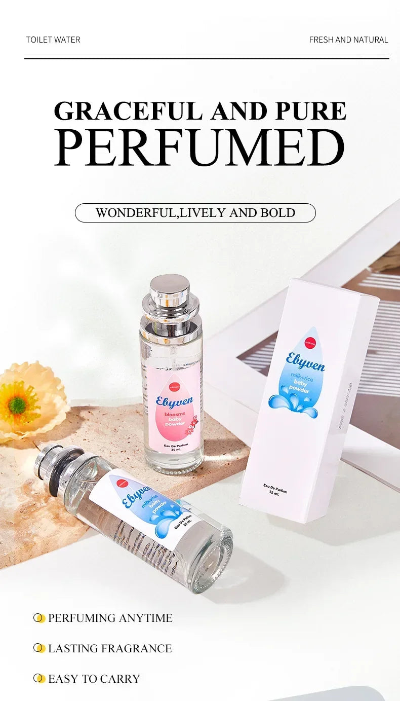 Milk Scent Baby Powder Vanilla Perfume Spray,Floral Fruity Women Scent,Coconut/Almond/Musk/Lemon/Mint/Cedar/Sakura Fragrance