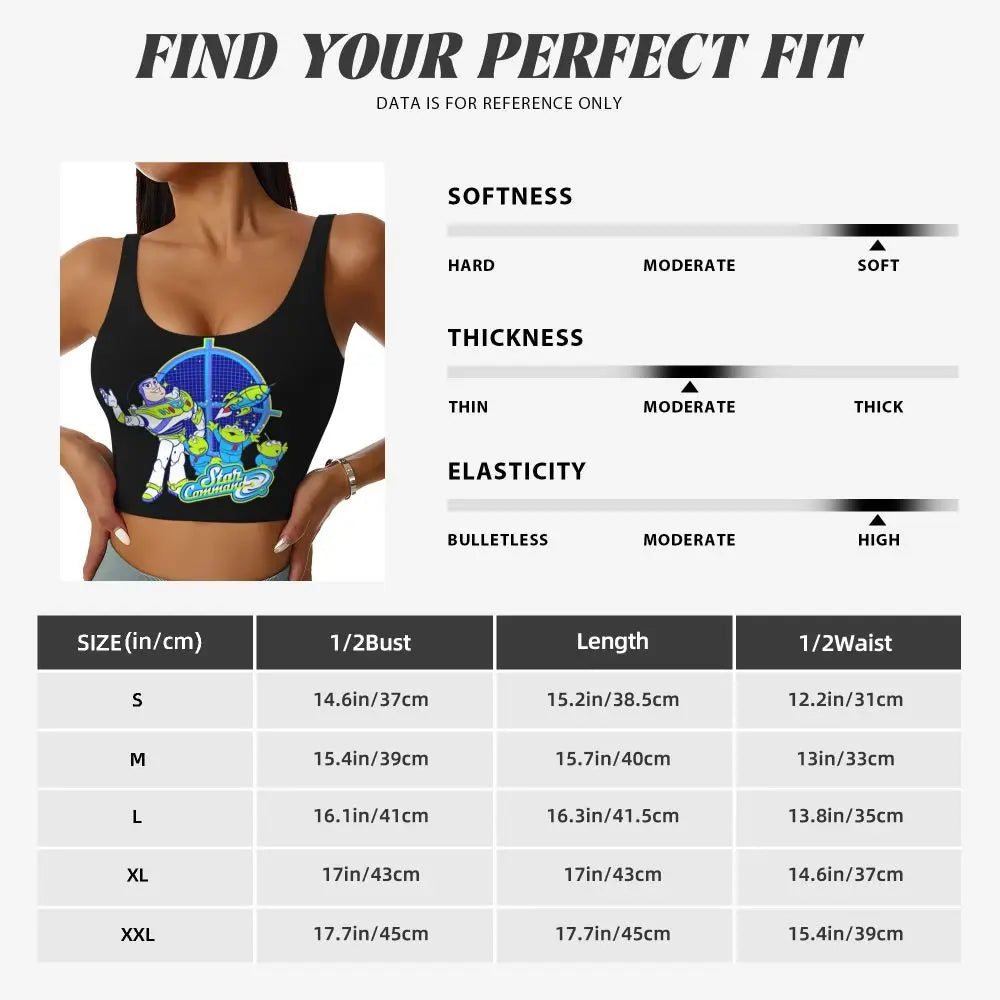 EtherealBe Toy Story Jessie Sports Bra for Women
