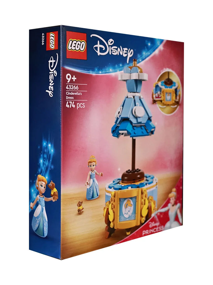 Lego 43266 Cinderella's Elegant Long Dress Disney Series 2025 New Building Toy Building Blocks
