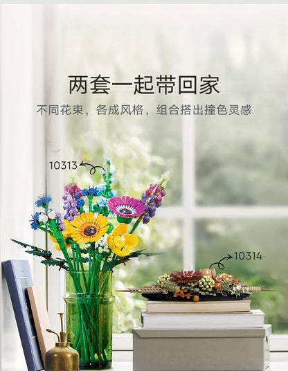 Lego Creative Versatile Master Series 10314 Eternal Flower 812PCS Boys and Girls Assemble Building Blocks Children's Toy Gifts