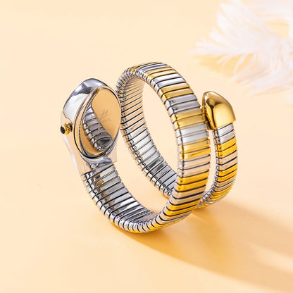 Top Brand MISSFOX Women's Watches New Quartz Snake Shape Simple Ladies Watch Fashion Unique Strap Waterproof Wristwatches