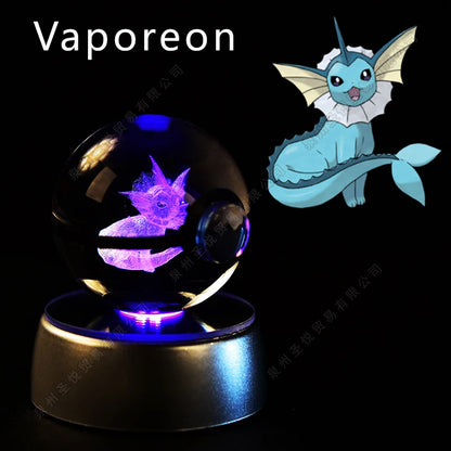 EtherealBe Pokemon 3D Crystal Ball Night Light