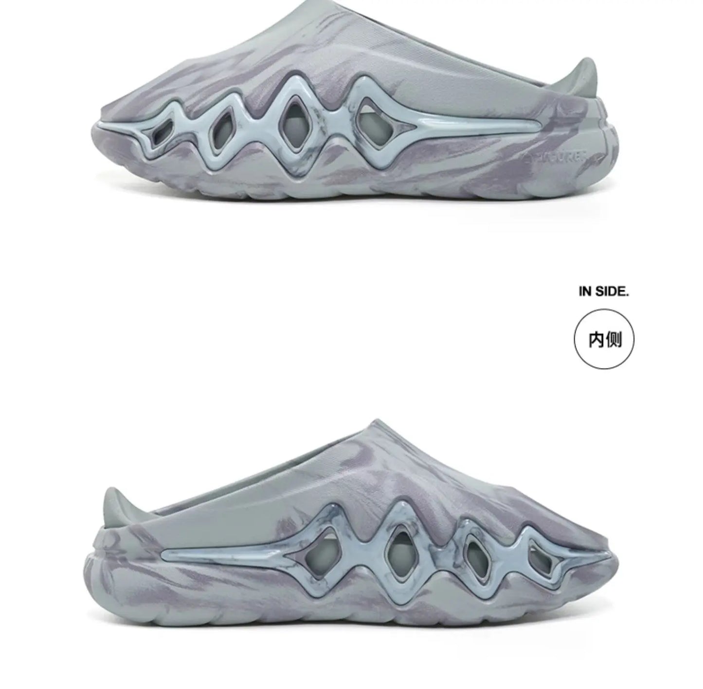 RIGORER Shark 3 Sports Slides: Post - Game Recovery, Summer Outdoor, Anti - Slip Basketball Sandals for Men & Women Z325160508