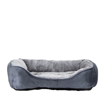 Dog Bed, Washable Dog Bed, Non-slip Medium Dog-Bed with Super Soft Fiber Fill