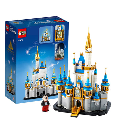 Lego block toy 40478 mini Disney castle toy desktop decoration ornament block boy and girl gift