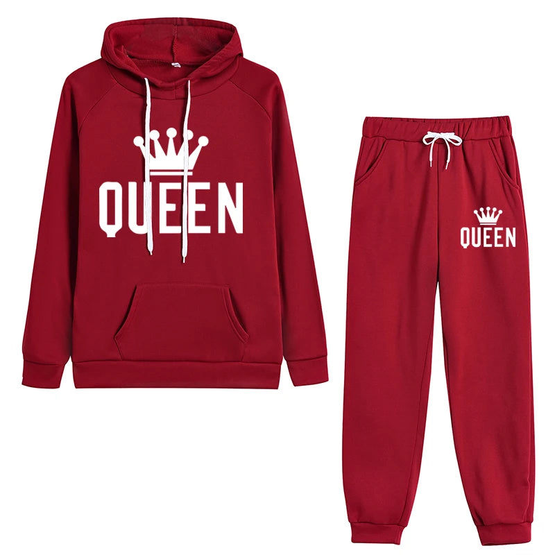 EtherealBe Casual Fleece 2 Piece Hoodie Outfits for Women