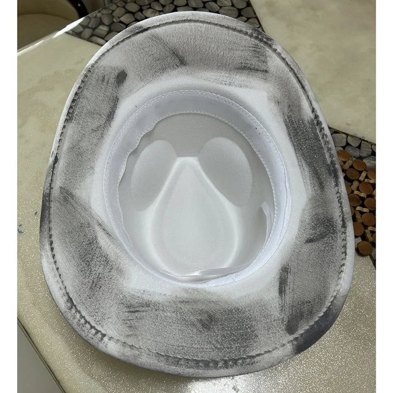 EtherealBe Halloween Cowboy Hat for Adults - Spooky Style