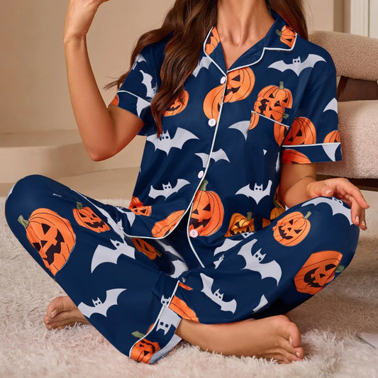 Women's Pajamas Set Pijama Pajama Sets Sleepwear Women's Home Clothes Woman Halloween Womens Suit Sleep Lounge Underwear