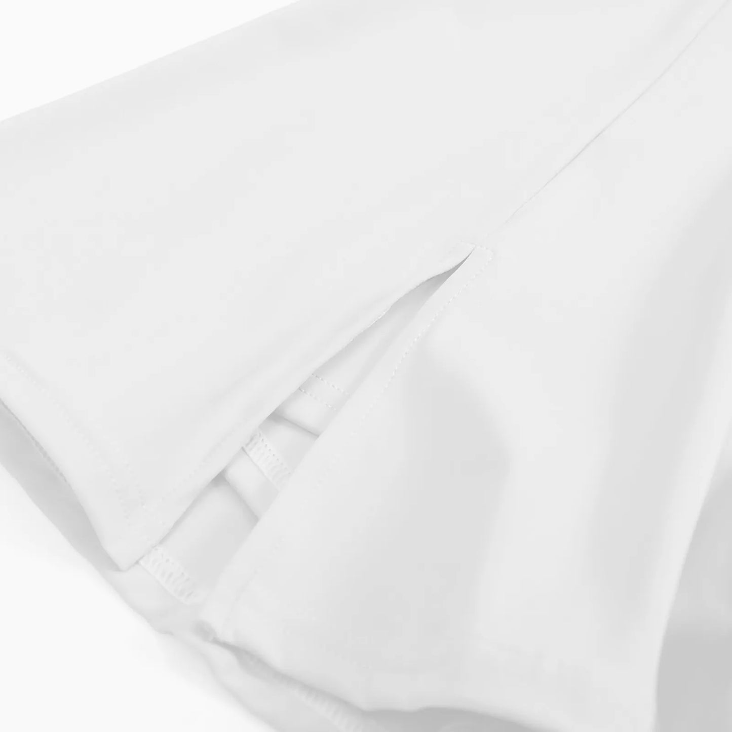 Women Sports Short Skirt 2 in 1 Side Slit Fitness Running Tennis Badminton Anti Exposure Skirt High Waist Miniskirt White Jupes