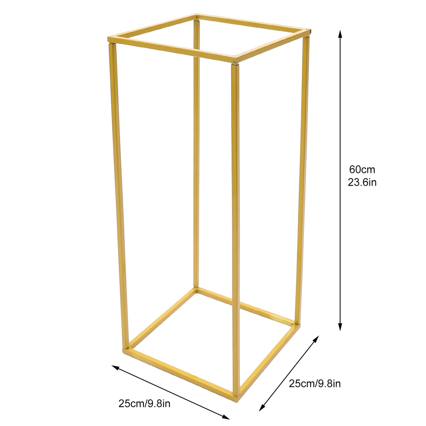 2Pcs Flower Floor Stand Metal Column Flower Stand Flower Arrangement For Wedding Party Dinner Centerpiece
