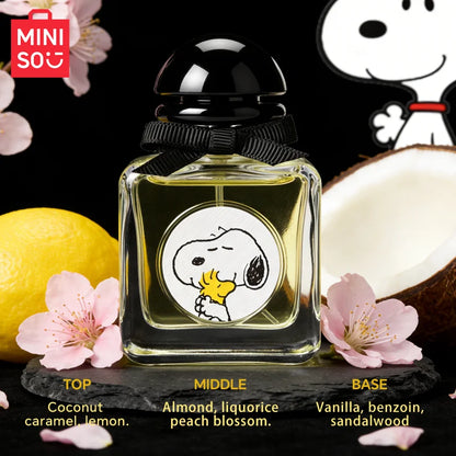 MINISO & SNOOPY Women Perfume Original Luxury Fruity Floral Fragrance For Woman Spray 50ML Girl Birthday Present Children Gift