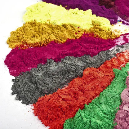 6/24/30Pcs-Set Epoxy Resin Dye Mica Powder Powdered Pigments Set Resin Mica Pearlescent Resin Pearl Box-Packed Micas Colorants