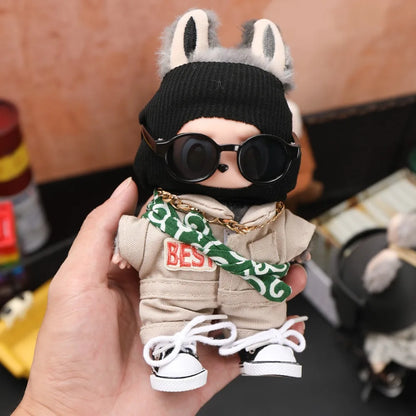 Labubu Ropa Trendy Fashion Clothes for Outfit Korea Kpop Exo Labubu Idol Dolls Clothing DIY Kids Gift