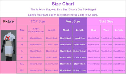 Anime Jessie and James Cosplay Costume Team Rocket Jessie Musashi James Kojirou Halloween Cosplay Costume Full Set Women Men