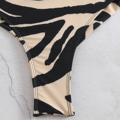 Sexy High Waist Bikini Swimsuit Brazilan Bikini Set Swimwear for Women High Leg Push Up Two Piece Bathing Suits Summer Female