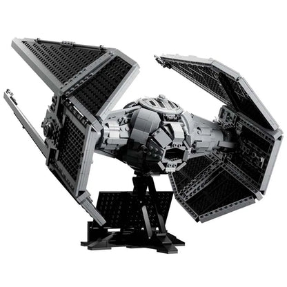 New 1931PCS Technical TIE Interceptors Spaceship 75382 Building Blocks Starfighter MOC Assembly Collectibles Display Model Gifts