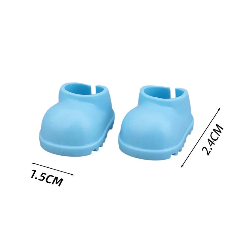 Mini Labubu Shoes Colorful Boots For 10cm Labubu V4 The Monsters Pin for Love Series Doll Clothes Accessories Ropa Labubu