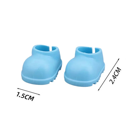 Mini Labubu Shoes Colorful Boots For 10cm Labubu V4 The Monsters Pin for Love Series Doll Clothes Accessories Ropa Labubu