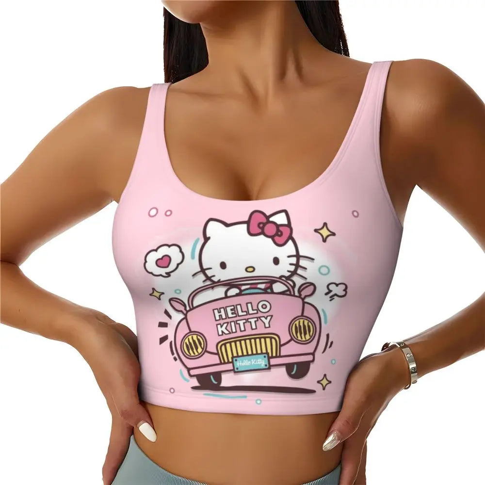 EtherealBe Hello Kitty Sports Bra for Women