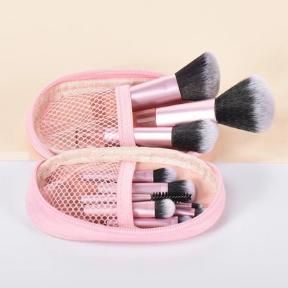 10 color Mini makeup brush Travel portable Makeup Tool Makeup Puff - Palm Brush Professional Makeup tool set Christmas gift