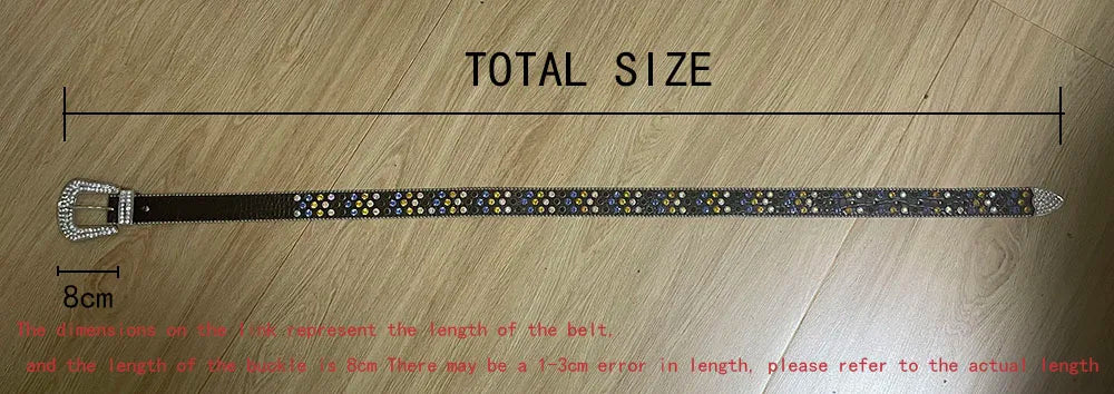 Decorative Women's Belt BB Simon Diamond Fashion Western Belt Full Diamond Embedding PU Wide Crystal Diamond Be