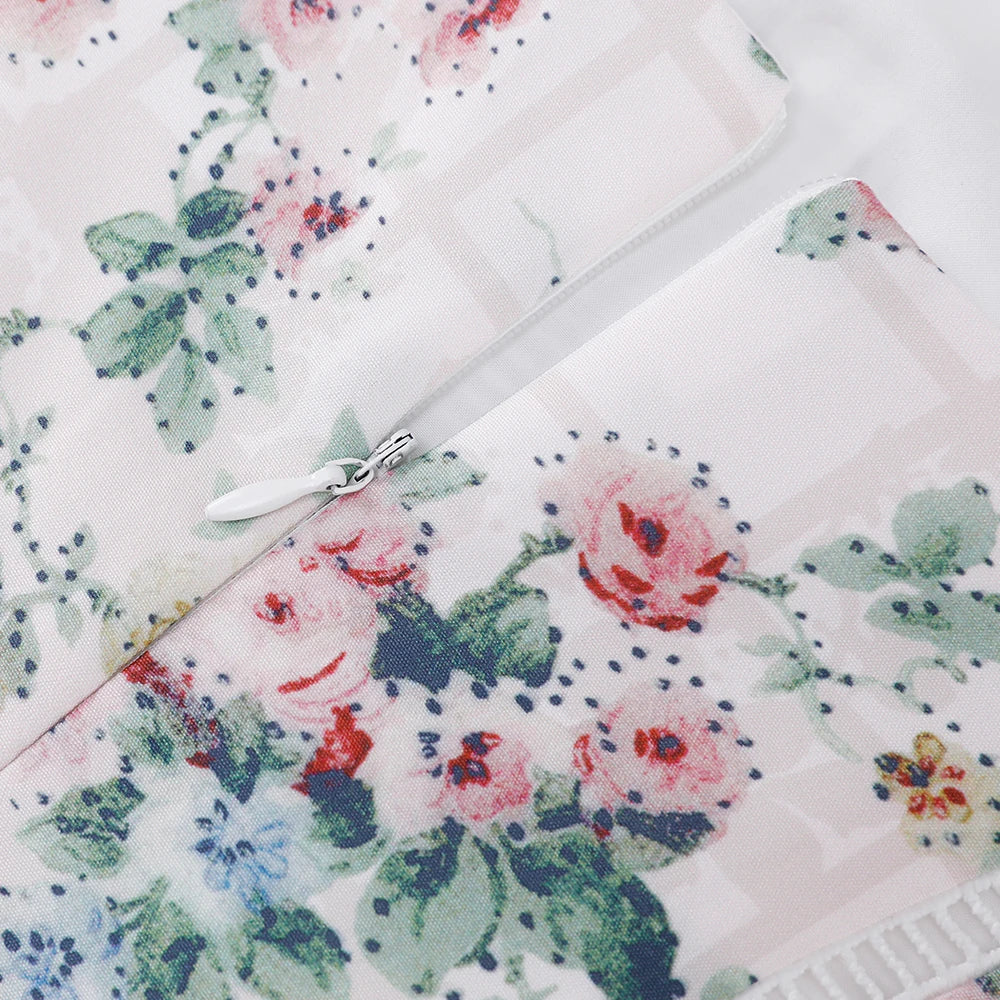 Mingmingxi Summer Floral Print Dress Elegant 2025 New Arrivals Spaghetti Strap Flare Dress Maxi Holiday Party Dresses Women