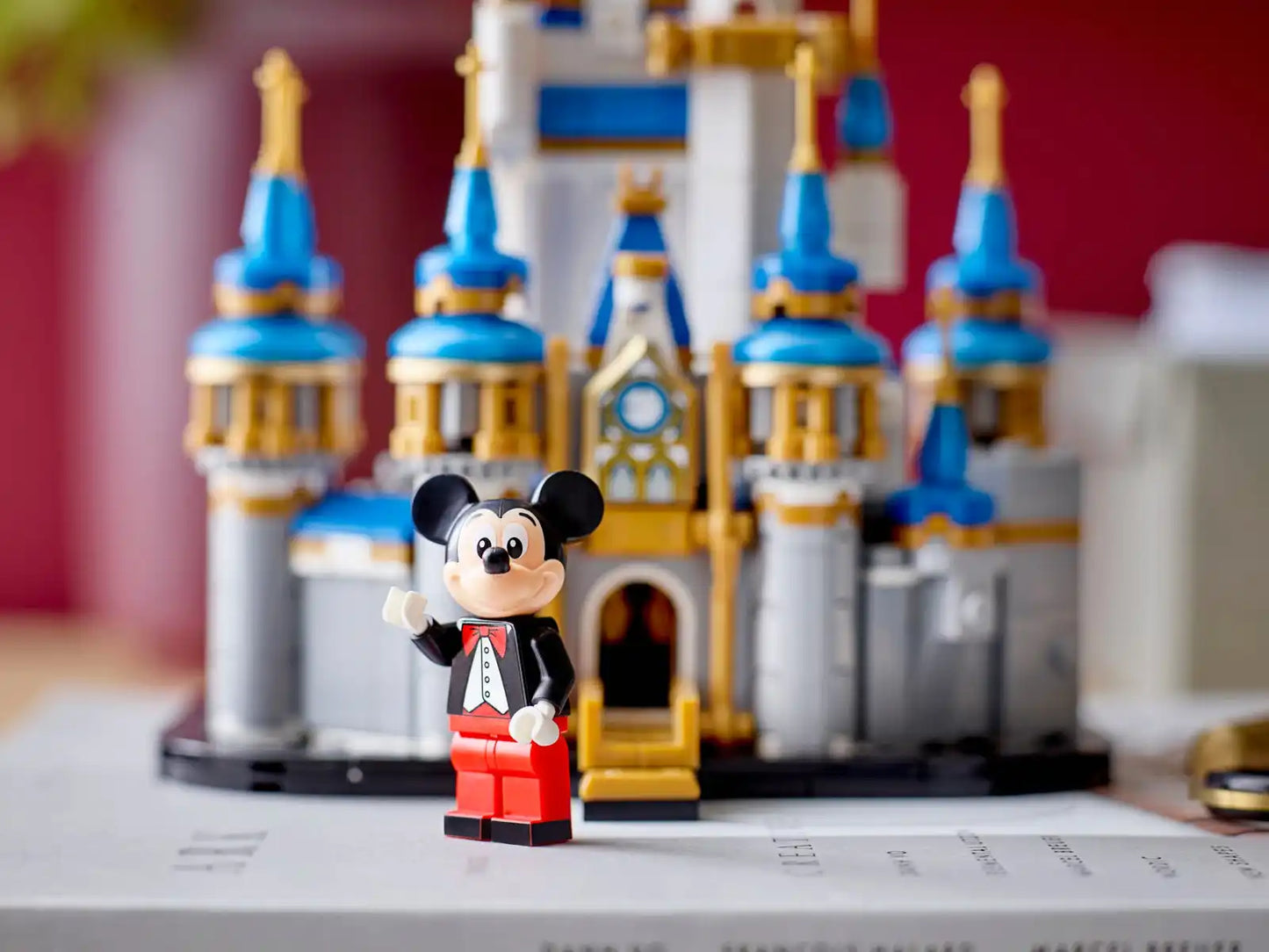 Lego block toy 40478 mini Disney castle toy desktop decoration ornament block boy and girl gift