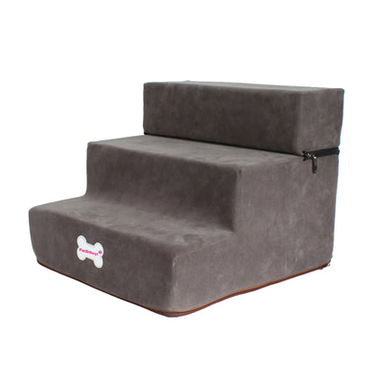 30cm High Detachable Dog Steps Pet Dog Stairs Step Cat Stairs 2 Story Staircase Assembly Removable Wash Stairs Ladder Dog Stairs