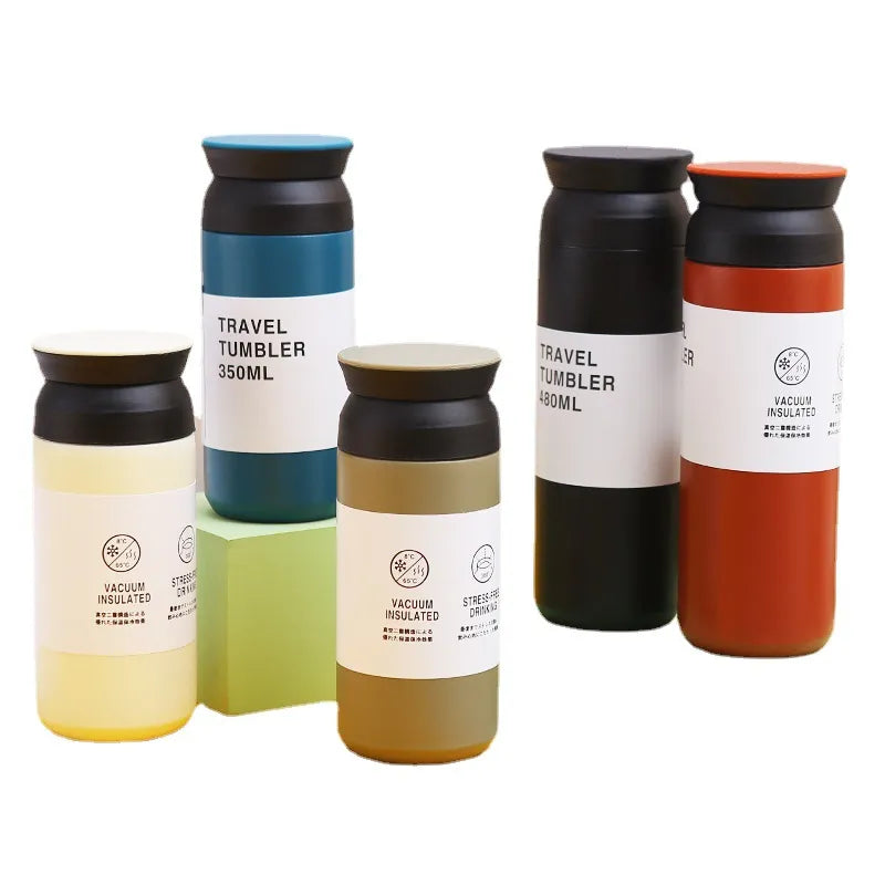 Travel Tumbler Thermos Mug Stainless Steel Double Wall Tea Coffee Vacuum Flask