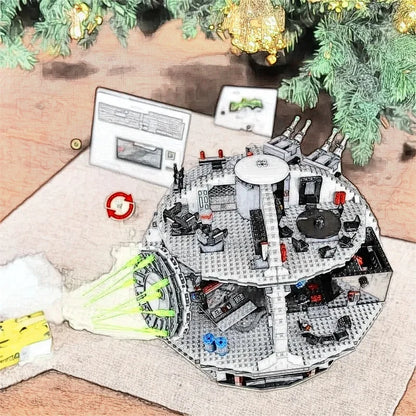 2026 NEW Bricks Great Ultimate UCS Galacy Empire Masterpiece Death Star Battle III Station Model Birthday Gift
