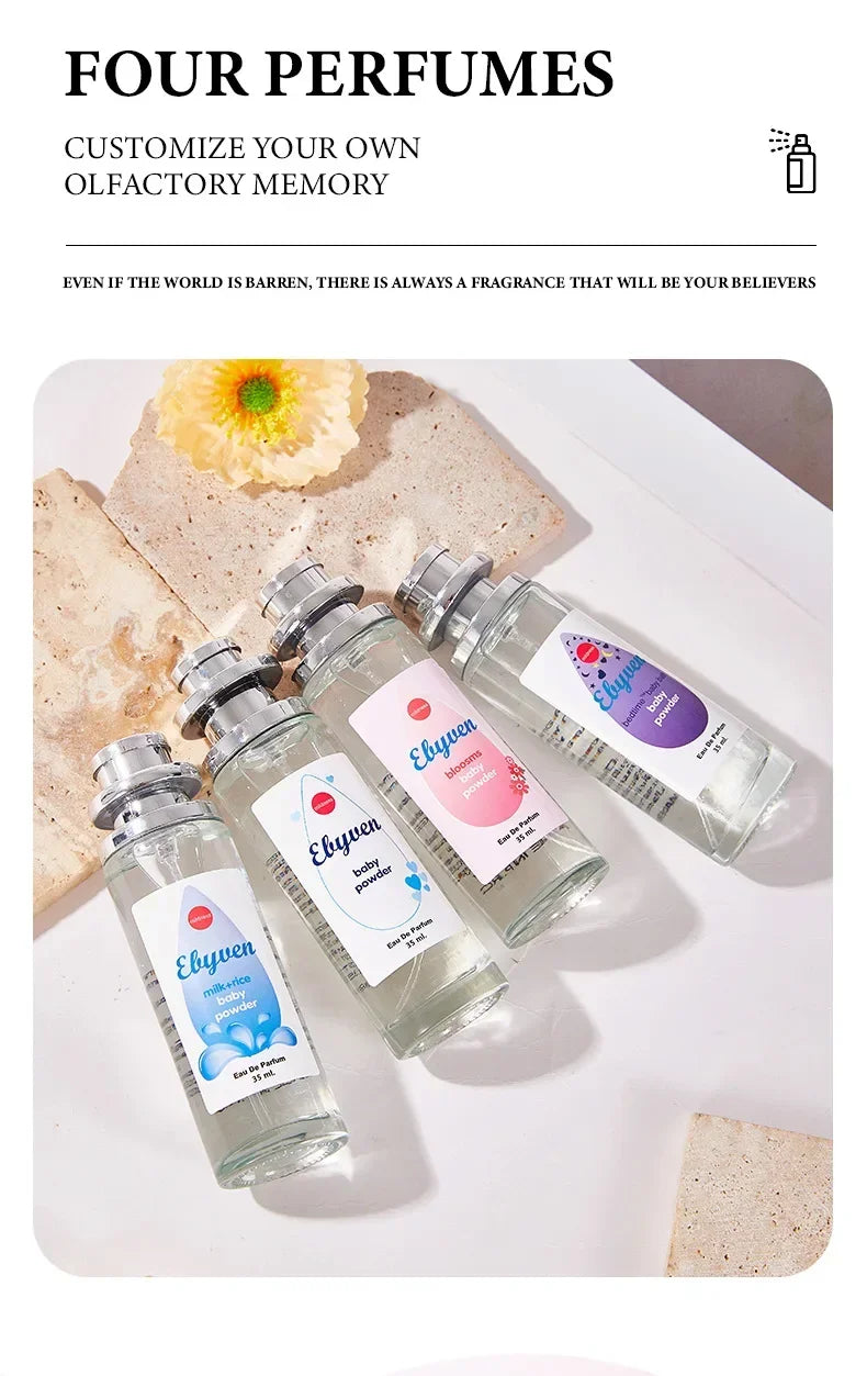 Milk Scent Baby Powder Vanilla Perfume Spray,Floral Fruity Women Scent,Coconut/Almond/Musk/Lemon/Mint/Cedar/Sakura Fragrance