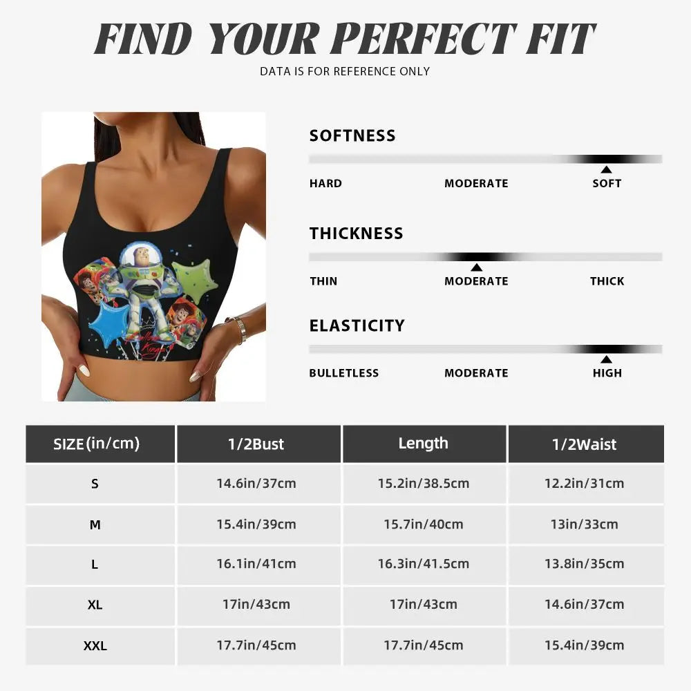 EtherealBe Toy Story Jessie Sports Bra for Women