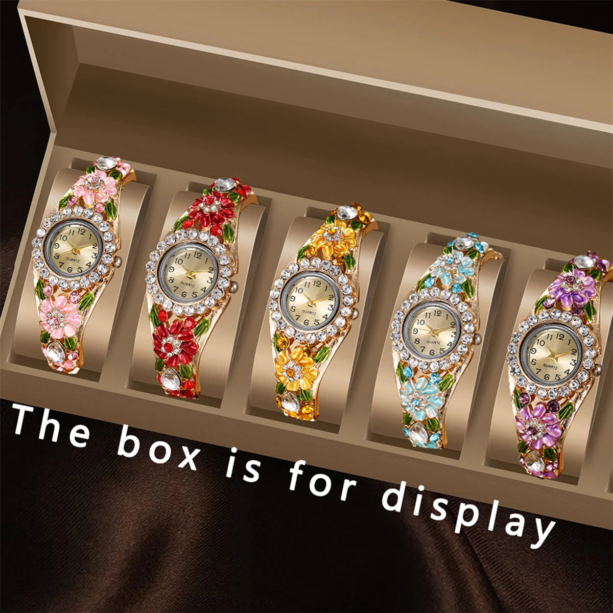 Exquisite women's bracelet watch set, 5 pieces/set women's watch combination, the best gift for her