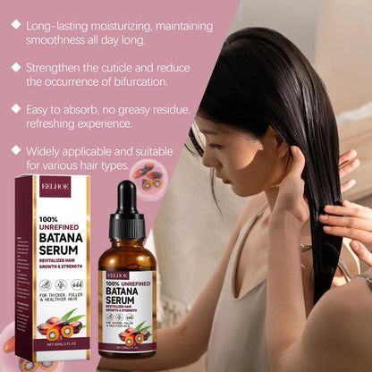EELHOE Batana Oil Hair Shampoo and Conditioner Anti Frizz Bright Deep Nourish Anti Hair Loss Treatment for Hair Growth Products