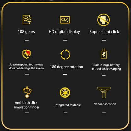 Auto Screen Clicker for Smart Phone Apps Video Live Streaming Gadget USB Simulator Smartphone Game Screen Touch Tripods Tapper