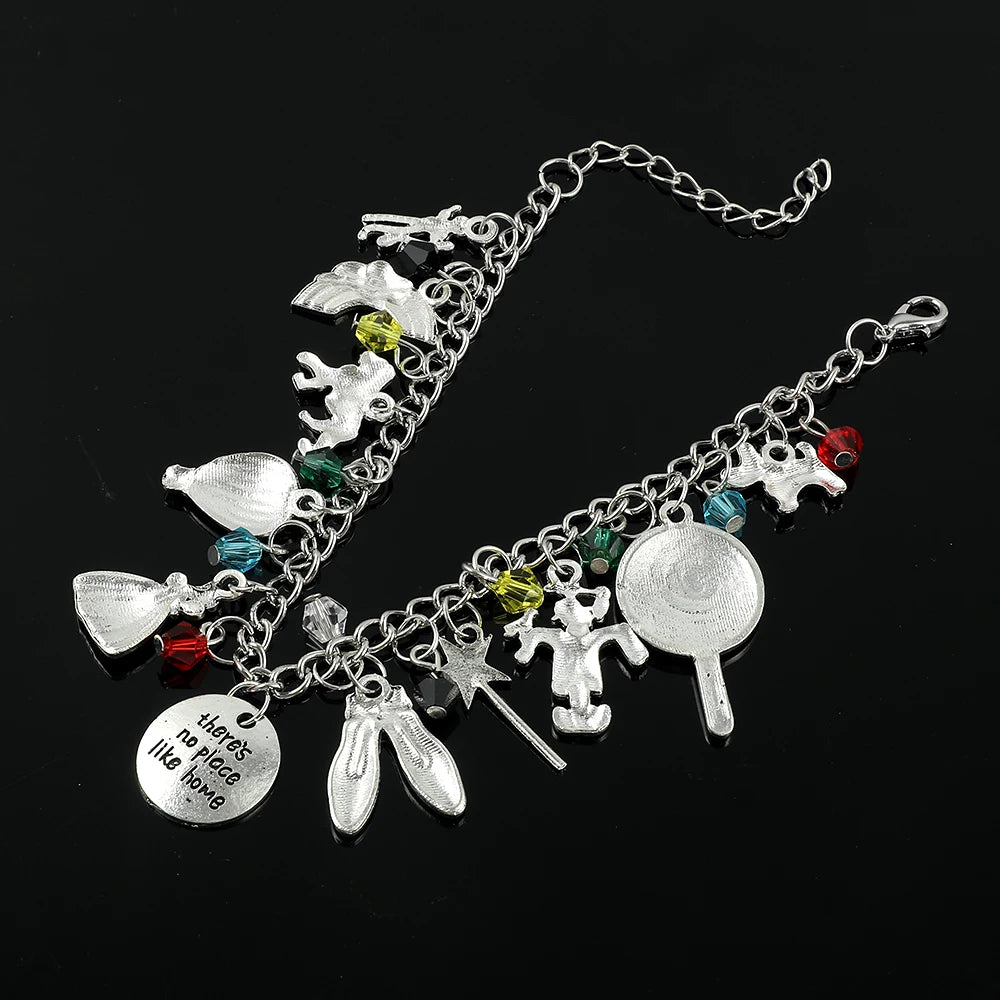 Fashion The Wizard of OZ Bracelet Kawaii Shell Magic Wand Charms Bangle Trendy Jewelry for Women Cartoon Party Gifts Accessories
